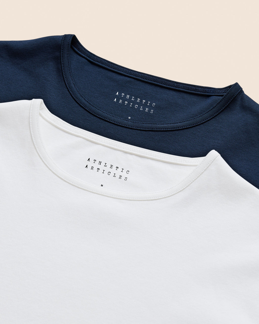 2-PACK SHORT SLEEVE T-SHIRT IN NAVY AND WHITE SUPIMA COTTON (PRE-SALE)