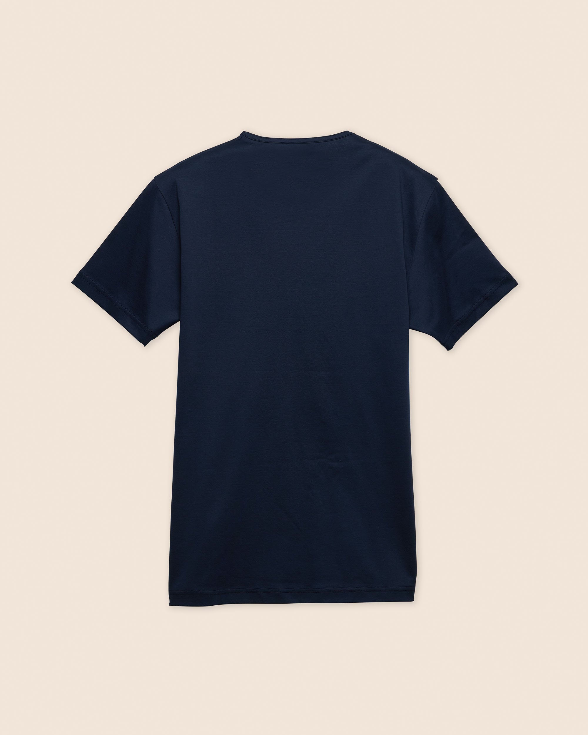 SHORT SLEEVE T-SHIRT IN NAVY SUPIMA COTTON – Athletic Articles
